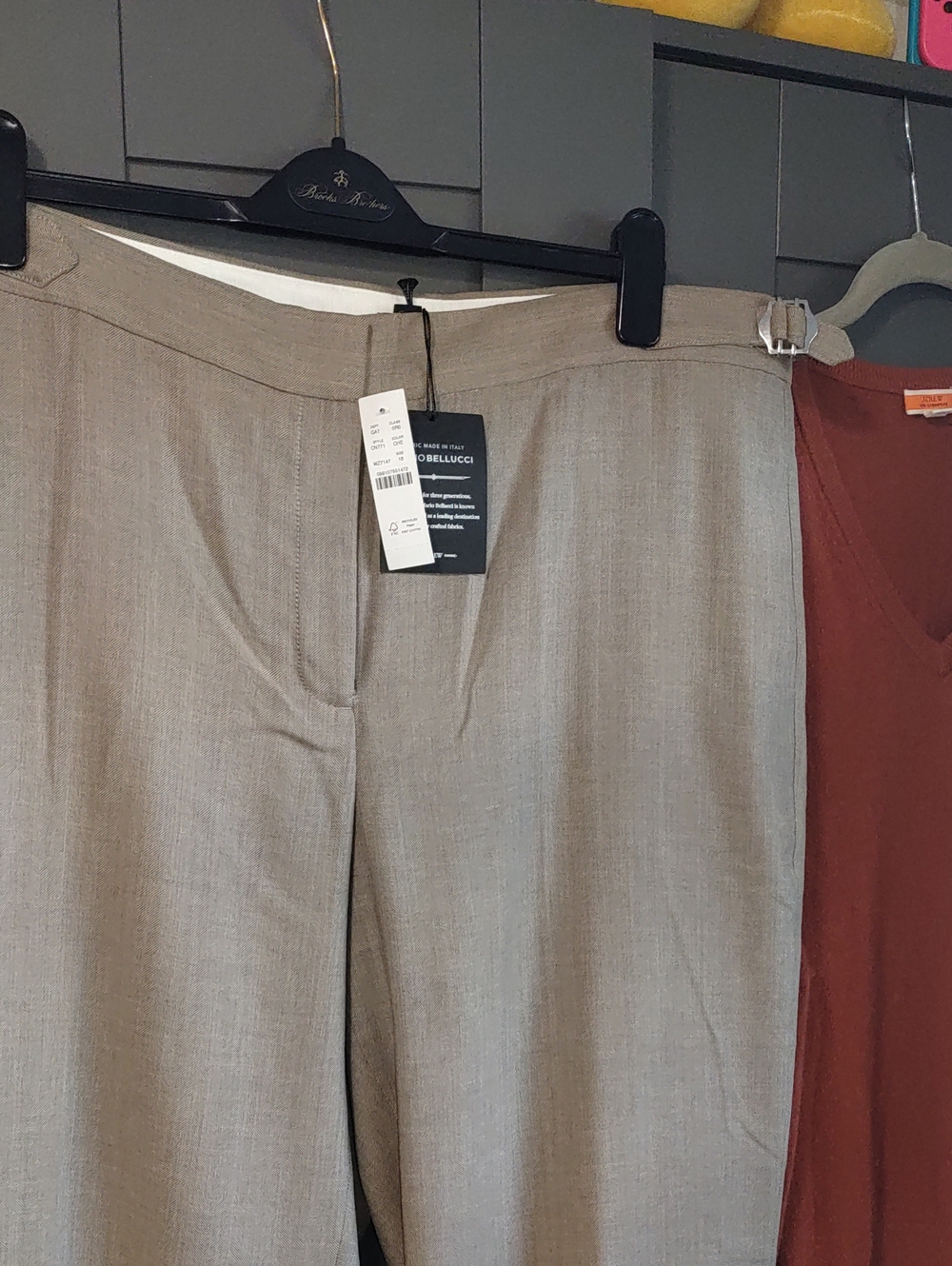 J. Crew Women's Beige Dress Pants - Classic Tailored Fit